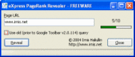 eXpress PageRank Revealer screenshot